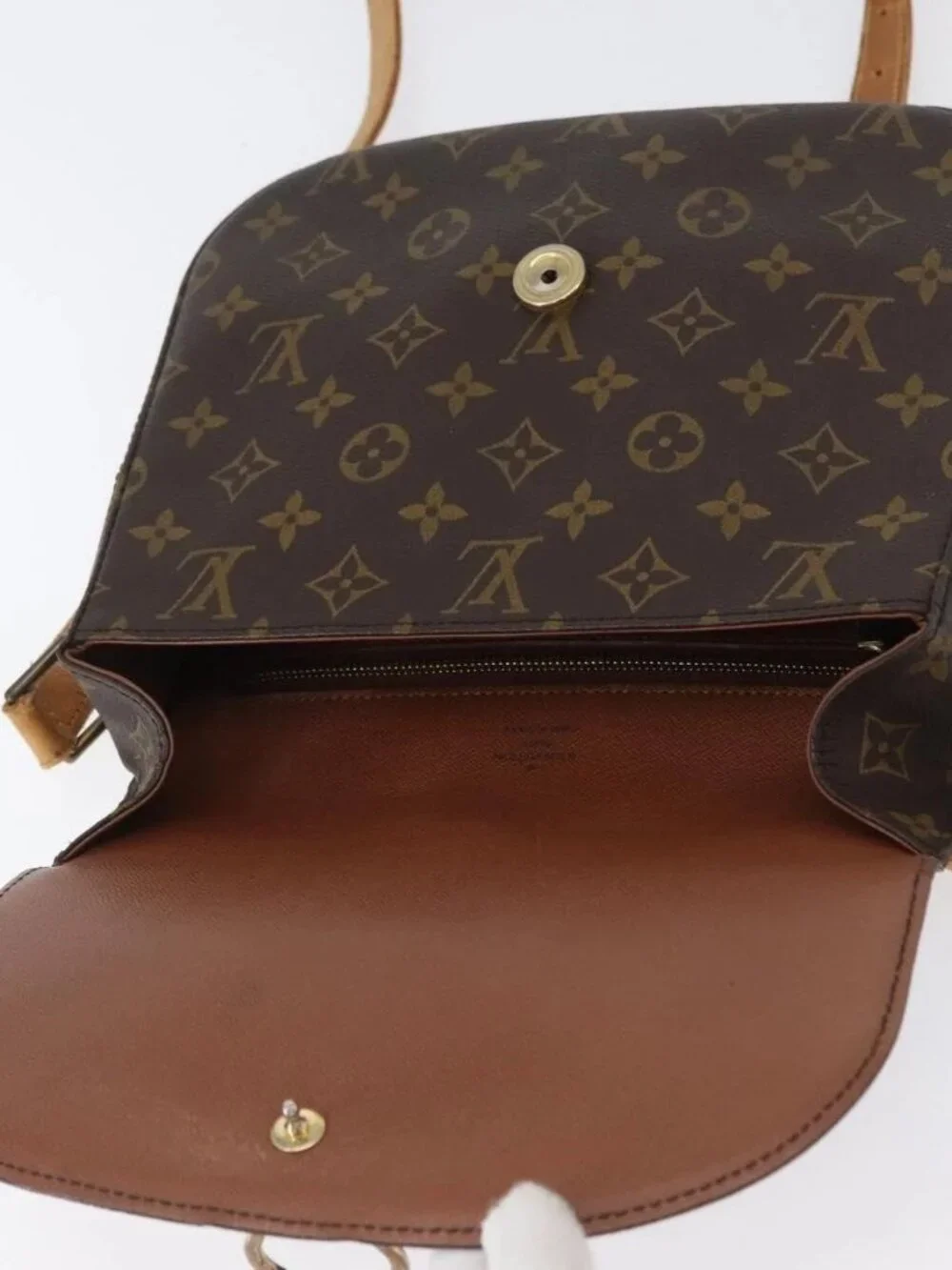 LOUIS VUITTON Monogram Saint Cloud GM Shoulder Bag M51242 LV Auth ki6540